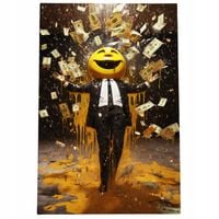 2 x Obraz 120x80 motywacyjny zwycięstwo wygrana dolar