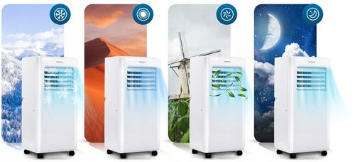 Klimatyzator Przenośny 2,9kW WiFi Osuszacz 40m2 26l BD-580 na Arena.pl