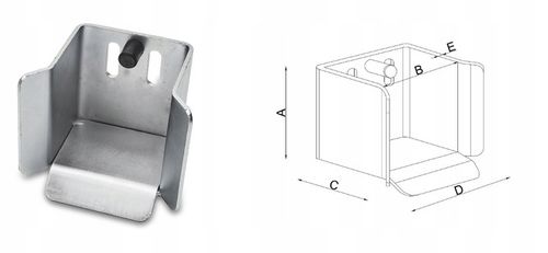 WÓZKI DO BRAMY PRZESUWNEJ 80x80 5 ROLKOWE TRWAŁE ROLKI STALOWE DO 600KG WDB na Arena.pl