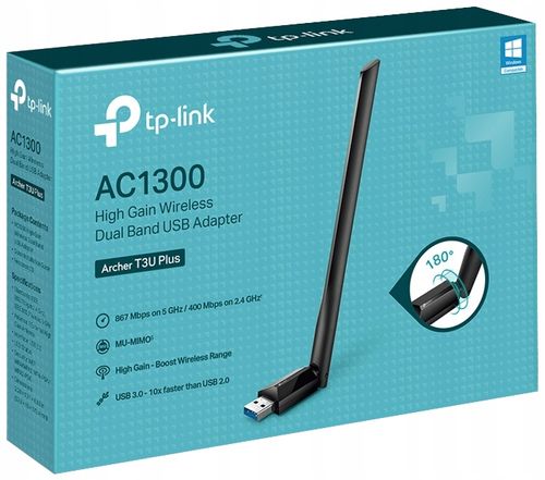 Karta sieciowa zewnętrzna TP-Link Archer T3U Plus na Arena.pl