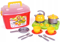 Kuchnia Interaktywna Dla Dzieci Lodówka Kran Piekarnik Naczynia Garnki