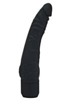 wibrator silikonowy realistyczny toyjoy slim czarny 21 cm