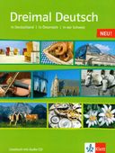 Dreimal Deutsch Lesebuch NEU z płytą CD Erich Kastner