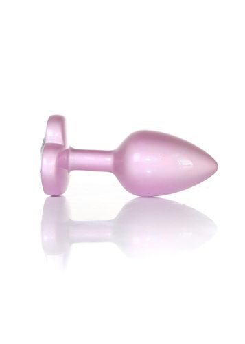 plug jewellery pearl pink heart plug  clear s na Arena.pl