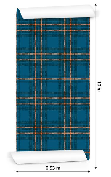 Tapeta Modna Kolorowa Szkocka Krata zdjęcie 3