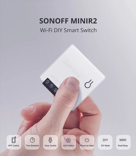 Inteligentny przełącznik dopuszkowy switch SONOFF MINI DIY WiFi smart DOM na Arena.pl