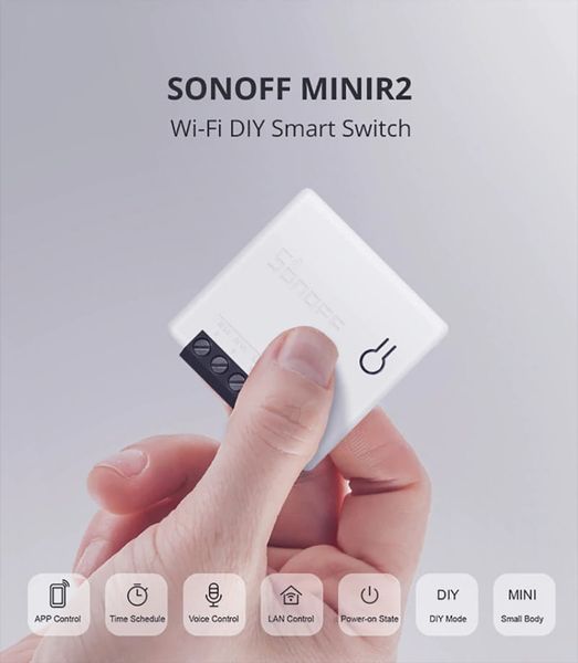 Inteligentny przełącznik dopuszkowy switch SONOFF MINI DIY WiFi smart DOM zdjęcie 6