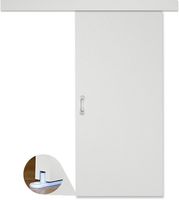 DRZWI PRZESUWNE BIAŁE 90 x 210 cm WYSYŁKA CAŁY ZESTAW