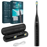 Szczoteczka soniczna do zębów Teesa Sonic 2 Czarna 5 trybów Etui USB-C 38k drgań