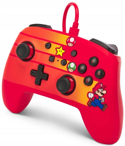 Gamepad PowerA Enhanced Speedster Mario do Nintendo Switch Przewodowy na Arena.pl