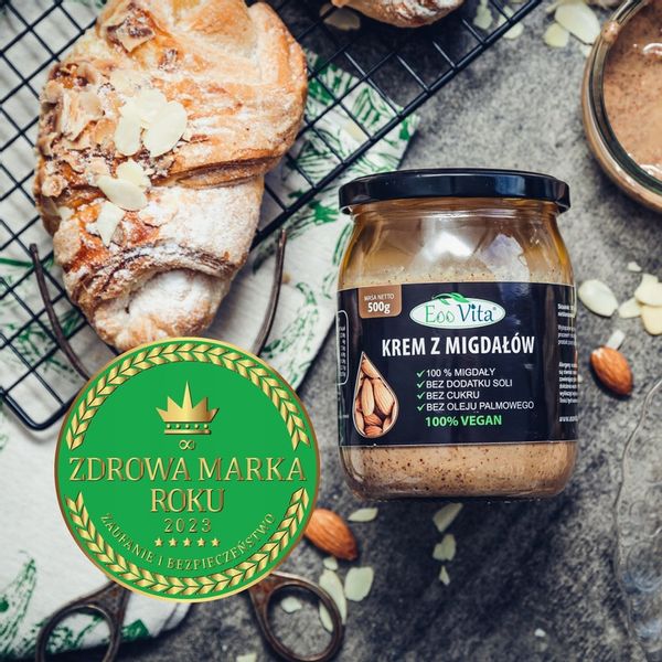 Pasta masło z migdałów migdałowe 500g zdjęcie 6