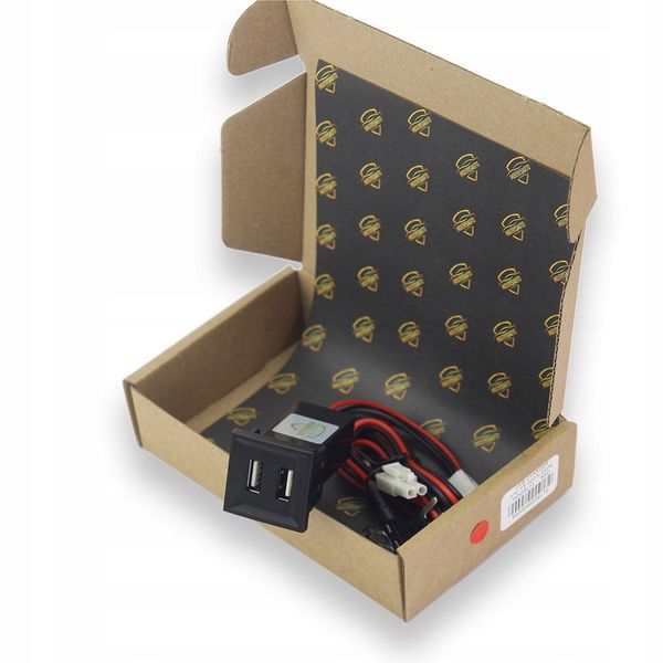 Ładowarka 2x USB VW T5 2003-2009 - RED Light zdjęcie 5