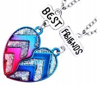 Naszyjniki dla Przyjaciółek Best Friends serce BFF  B33_A