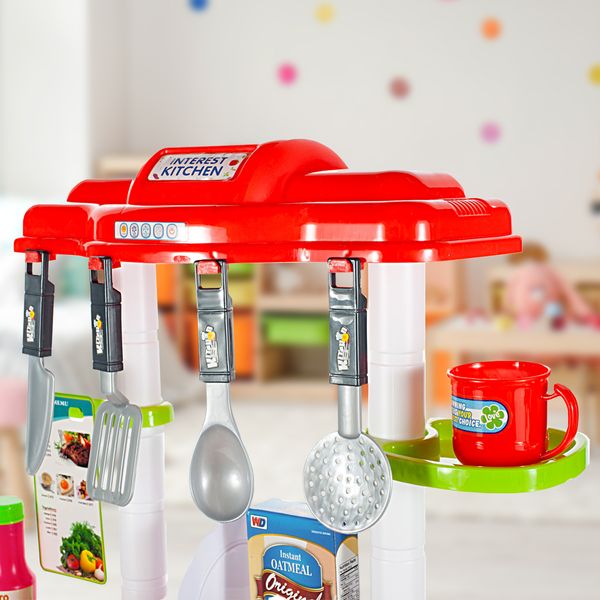 Kuchnia dla dzieci z piekarnikiem i zlewem Niebieska zdjęcie 7