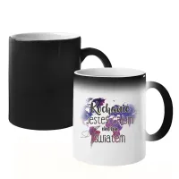 Kochanie, jesteś całym moim światem - magiczny kubek Walentynki prezent