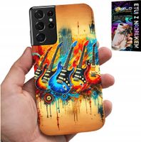 ETUI DO SAMSUNG GALAXY S21 Ultra - GITARA ELEKTRYCZNA, ROCK AND ROLL, METAL