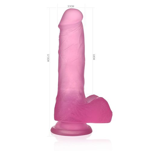 Dildo Jelly Studs Crystal Medium 17,5Cm Lovetoy na Arena.pl