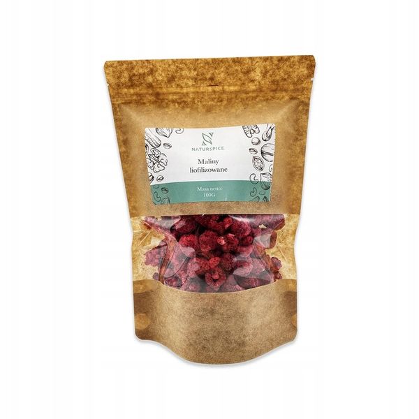 Maliny liofilizowane 100g CAŁE zdjęcie 4