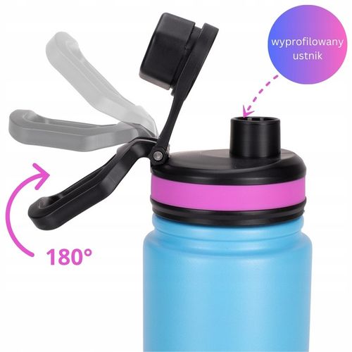 KUBEK TERMICZNY stalowy duży TERMOS do kawy herbaty szczelny KAMILLE 720ml na Arena.pl