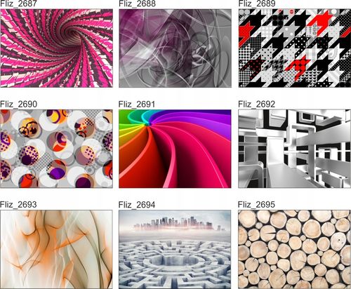 FOTOTAPETA ABSTRAKCJA SZAROŚĆ KOŁA KROPKI 3D na Arena.pl