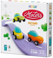 Hey Clay Masa Plastyczna Eco Samochody Zestaw