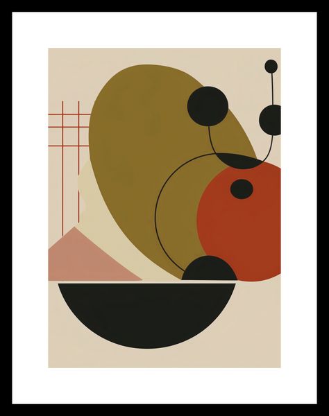 Plakat 40x55cm Geometryczny Balans zdjęcie 3