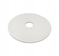 PODKŁAD POD TORT PIĘTROWY LAMINOWANY Biały z otworem 16 cm