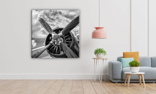 OBRAZ NA PŁÓTNIE 101 Śmigło 30x30cm na Arena.pl