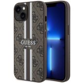 Guess GUHMP14SP4RPSW iPhone 14 6,1" brązowy/brown hardcase 4G Printed Strip