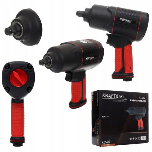 KLUCZ PNEUMATYCZNY UDAROWY 1/2" 1200Nm Kraft&Dele KD1432 na Arena.pl