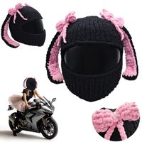 Czapka na kask Girly Bunny Rider