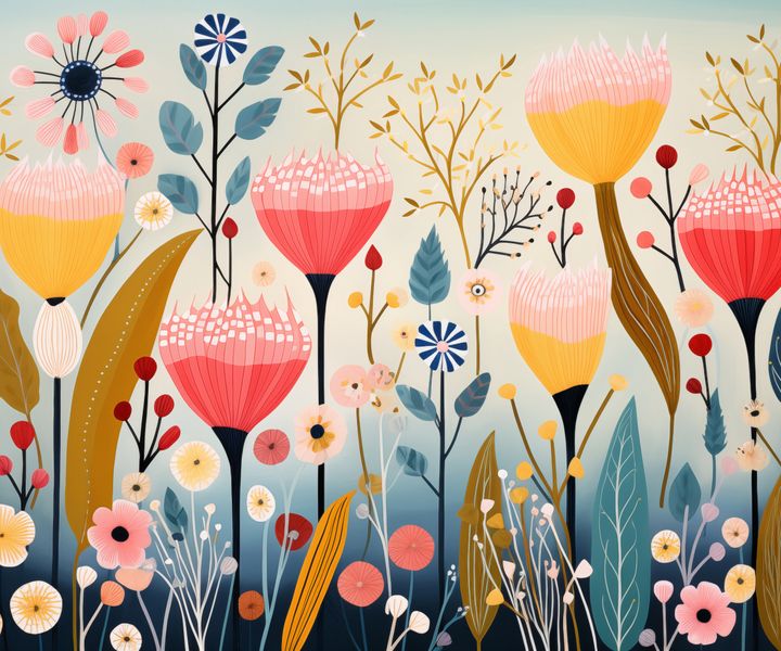 Plakat 60x50cm Ogród Marzeń zdjęcie 1