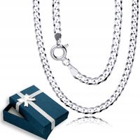 Srebrny Łańcuszek 925 Męski Pancerka Srebro Dzień Ojca Taty