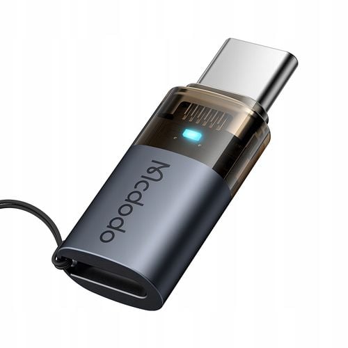 mcdodo adapter przejściówka usb-c usb typ c do lightning iphone 17 pro led na Arena.pl