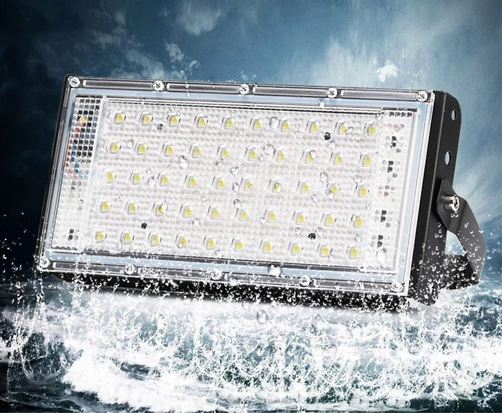 Halogen panel led doświetlacz 50w - biały zimny zdjęcie 1
