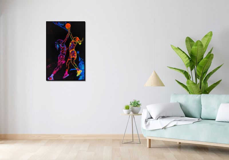 Plakat 56,6x86,4cm Mecz W Kosza zdjęcie 4