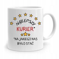 Kubek Prezent Dla Kuriera Najlepszy Kurier! Z Nadrukiem Ze Zdjęciem