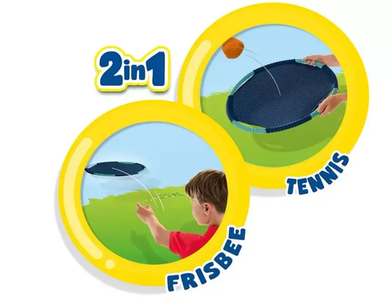 Zabawa w tenisa i frisbee zdjęcie 3