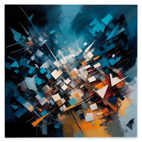 Obraz na płótnie abstrakcja 80x80 cm na Arena.pl