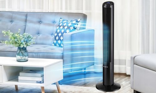 WENTYLATOR KOLUMNOWY CICHY 29db WIATRAK STOJĄCY JONIZACJA +10m zasięg na Arena.pl