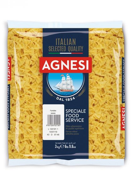 AGNESI Farfalle kokardki 3 kg zdjęcie 1