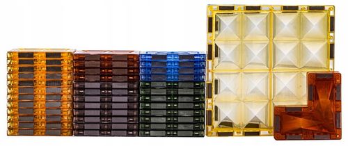 Klocki Magnetyczne Konstrukcyjne Panele Magnetic TILES Pojazdy Figury 100 na Arena.pl