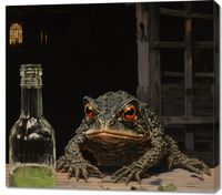 Obraz 100x90cm Oczekiwanie w Półmroku