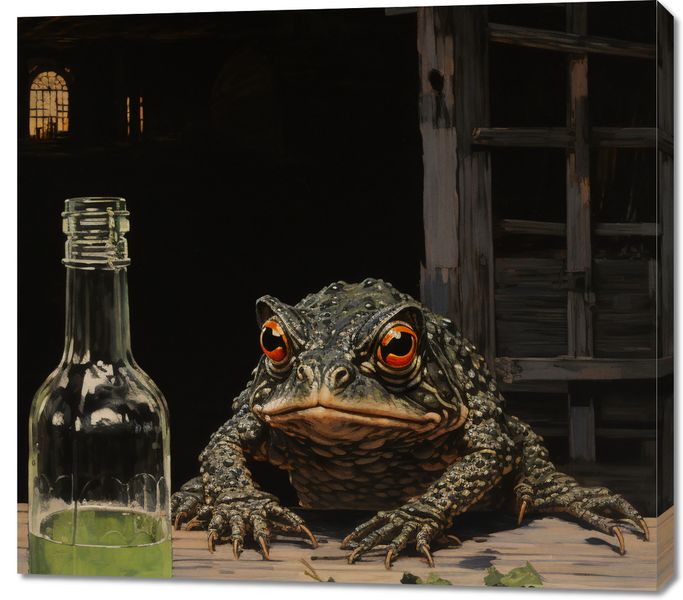 Obraz 100x90cm Oczekiwanie w Półmroku zdjęcie 1