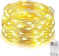 lampki łańcuch świetlny 100led 10m na baterie 2szt