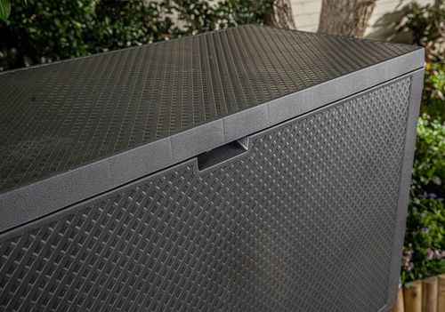 SKRZYNIA OGRODOWA NA TARAS KETER GRAFITOWA 277 l na Arena.pl