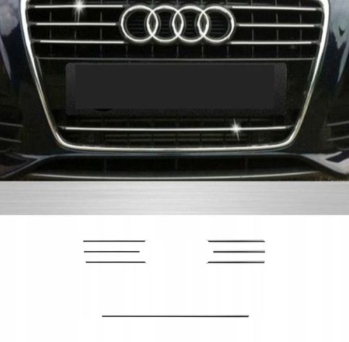 AUDI A4 B8 - LISTWY chromowane na GRILL CHROM atrapa na Arena.pl