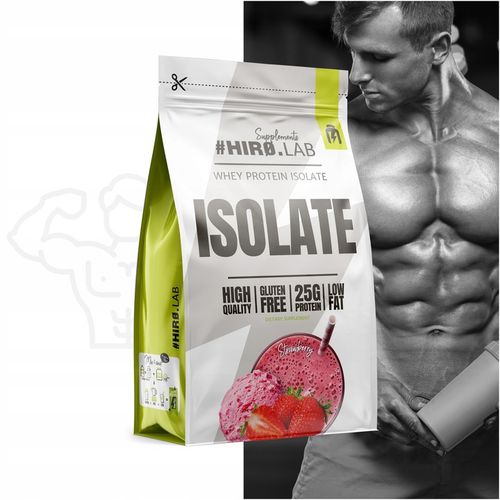 Izolat Białka BIAŁKO 700 g WPI ISO Whey Protein Isolate Truskawka HIRO na Arena.pl