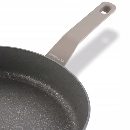 Patelnia na indukcję PATELNIA GŁĘBOKA NON-STICK Z POKRYWKĄ 28cm Pancetta na Arena.pl