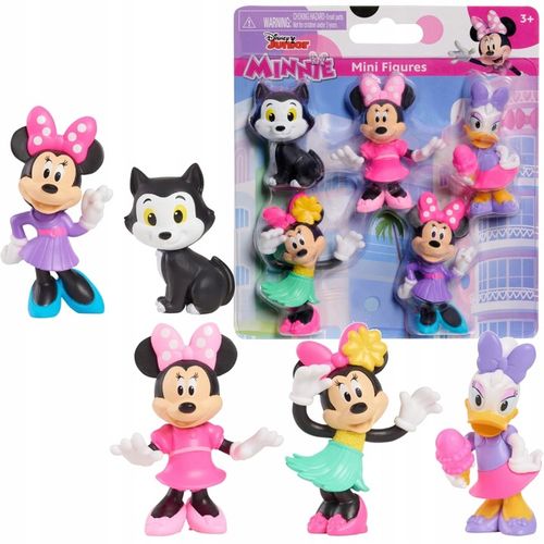 ZESTAW MINIFIGUREK DISNEY JUNIOR MINNIE MOUSE 5 FIGUREK KOLEKCJONERSKICH na Arena.pl